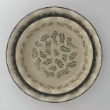 Auflaufform rund 2er-Set Grün/Weiß - Miljögården