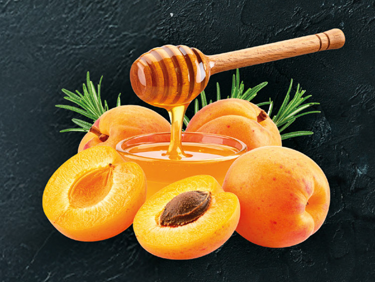 Aprikosen Honig Rosmarin Crema