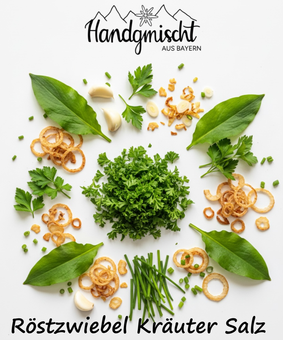 Röstzwiebel Kräuter Salz
