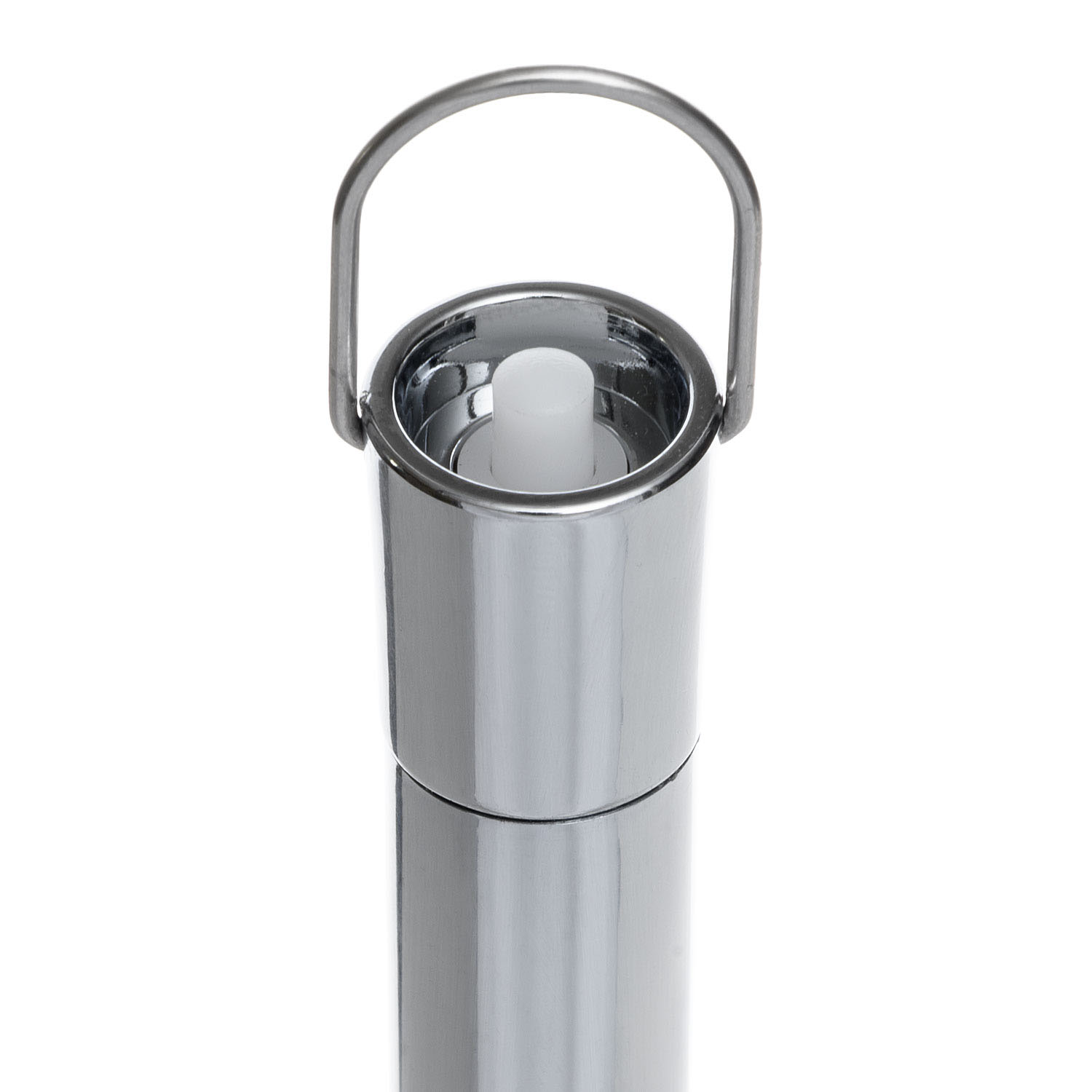 LED Glas Sphere Kugel mit Strass Steinen Silber  15 Cm - Timer längliche Streifen + Fernbedienung