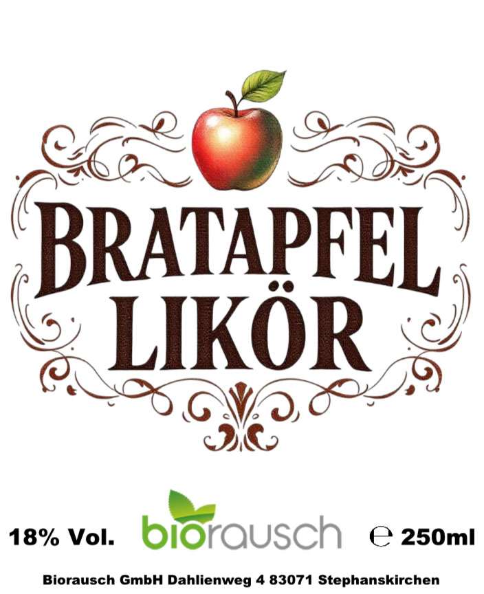 Bratapfel Likör 18% vol